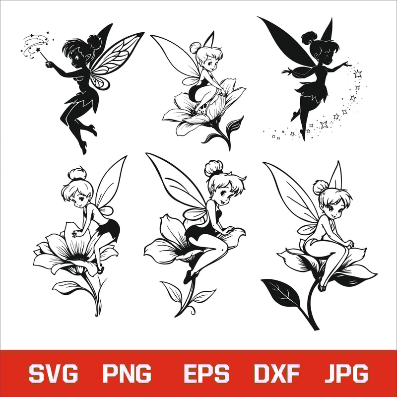 Cute Tinker Bundle SVG PNG Jpg Dxf EPS Fun Cartoon Clipart For Kids Crafts Shirts Stickers Instan 0