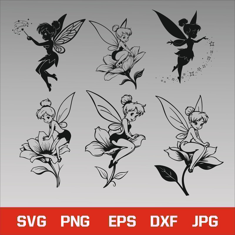 Cute Tinker Bundle SVG PNG Jpg Dxf EPS Fun Cartoon Clipart For Kids Crafts Shirts Stickers Instan 1