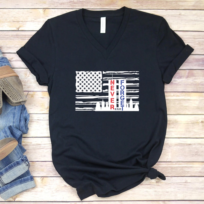 Never Forget Patriot Day 911 PNG 0