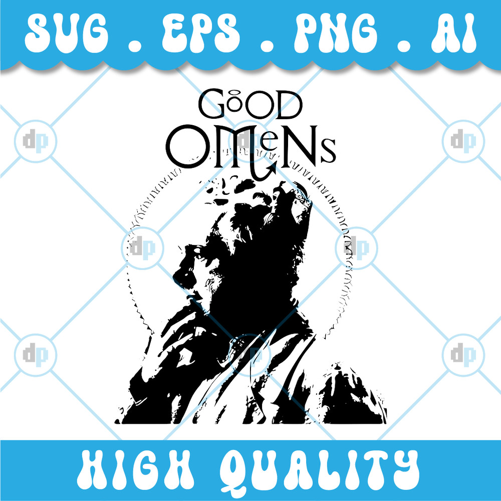 Good Omens PNG EPS SVG AI Digital Download 0