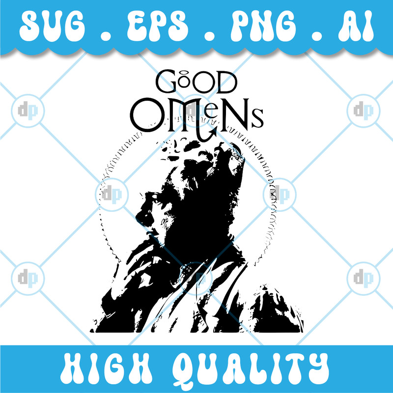 Good Omens PNG EPS SVG AI Digital Download 0