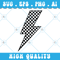 Checkered Lightning Bolt SVGPNG AI EPS 0