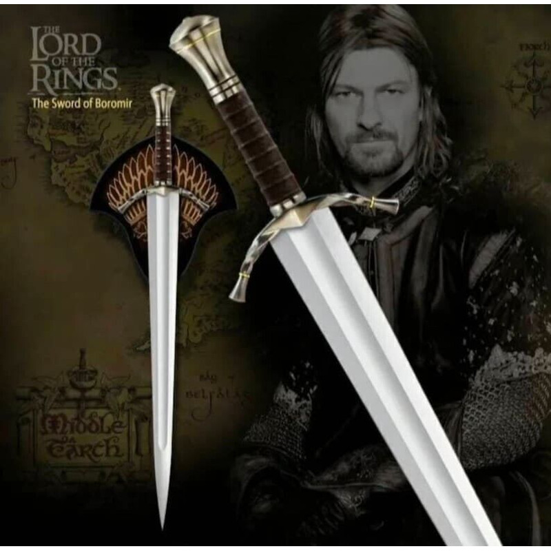 Lord Of The Rings Sword Of Boromir LOTR Boromir Replica Sword With Leather Cover 0