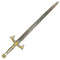 Handmade Damascus Steel Sword Knights Templar Medieval King Arthur Historical Sword 1