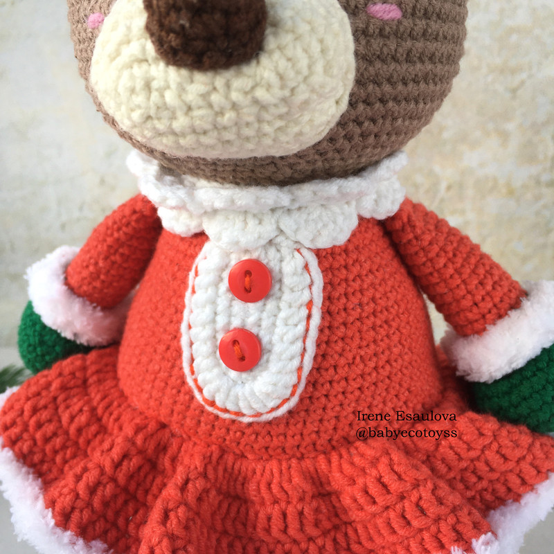 Crochet Amigurumi Pattern Christmas Toy Reindeer Garcey PDF ENG Pattern Tutorial 6