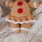 Crochet Amigurumi Pattern Christmas Gingerbread Man PDF Pattern 5