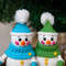 Crochet Amigurumi Pattern Christmas Toy Snowman Oscar PDF ENGLISH Pattern 1