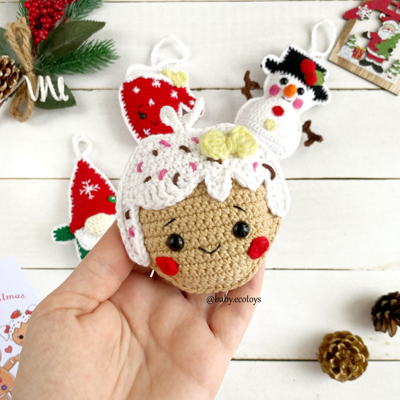 Crochet Amigurumi Pattern Christmas Tree Ornaments 1