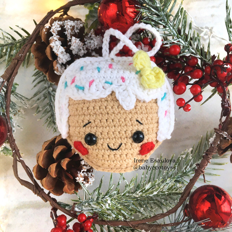 Crochet Amigurumi Pattern Christmas Tree Ornaments 6