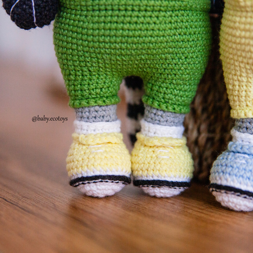 Crochet Amigurumi Pattern Raccoon Max Toy 5