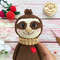Crochet Amigurumi Pattern Sloth Neal Toy Pattern 1
