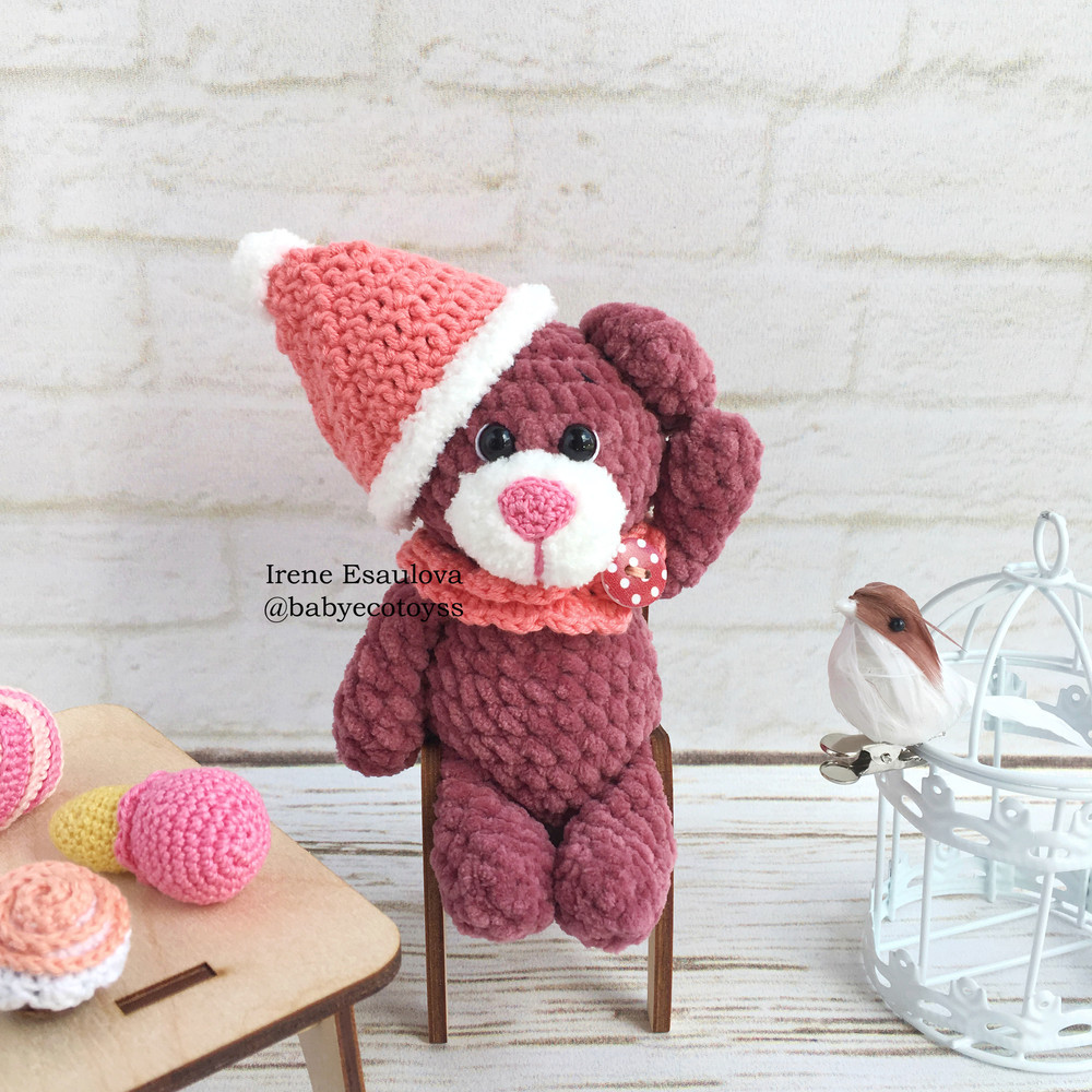 Tiny Mini Plush Teddy Bear With Outfit 5