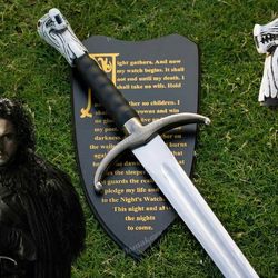 jon snow's longclaw sword game of thrones, dark sister blackfyre sword, daemon targaryen sword, needle sword, gift