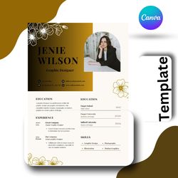 top cv template professional modern and editable design for your perfect resume