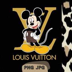mickey mouse louis vuitton logo png downloads perfect for design projects and crafts instant digital download