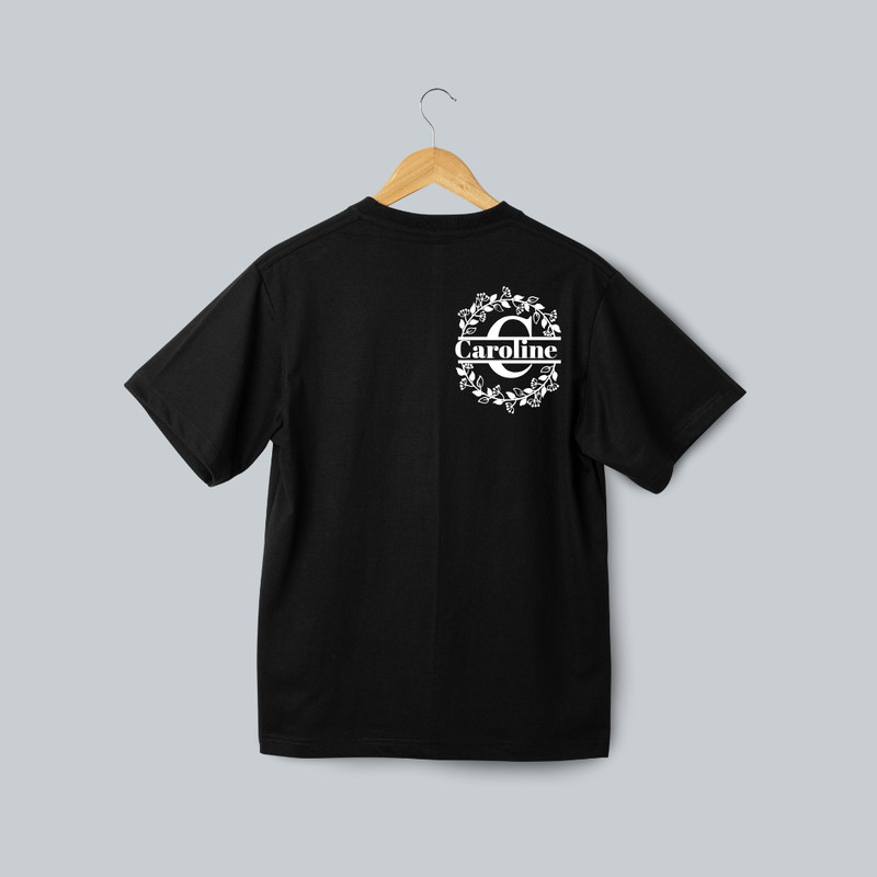 Cute Split Monogram Letters SVG Bundle Family Monogram Font Alphabet SVG Cut Files For Cricut Silhouette 5