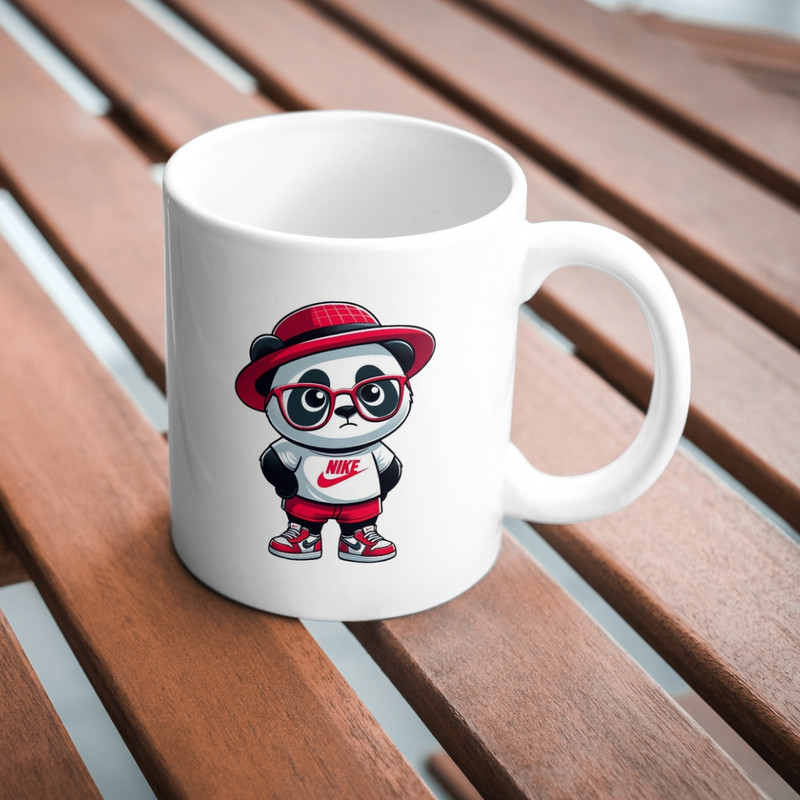 Cute Trendy Nike Panda Logo Design For TShirts Cups Kids Apparel Custom Digital Downloads 1
