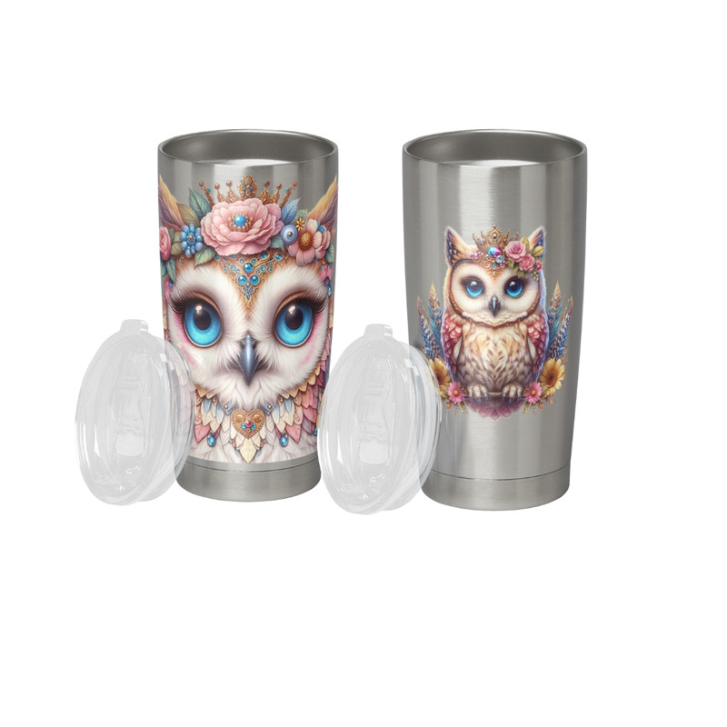 PNG Owl Clipart Bundle Sparkling Owl Sublimation Clipart Colorful Owls Owl Artwork Owl Tumbler Digital Download 1