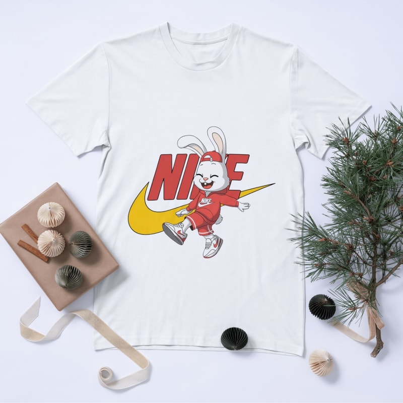 Adorable Nike Bunny TShirt Design Perfect For Cute Casual Style Lovers 2