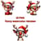 Watercolor Funny Reindeer Clipart Perfect For Cards Tshirts Mugs More 0