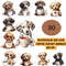 30 Cute Dog Love Coffee Clipart Designs For Tumblers Cards Decals  More 0