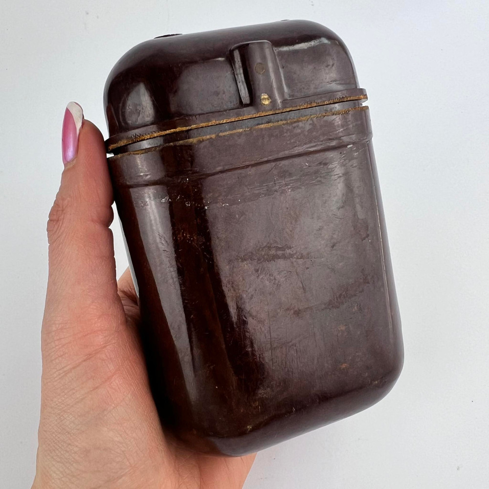 Vintage USSR Protection Antichemical Package Bakelite Case Disinfection 1958 1