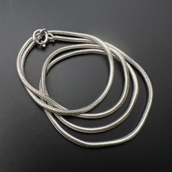 beautiful vintage sterling silver 925 women's men's jewelry chain necklace 14.3 gr