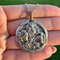 Vintage Christian Silver Plated Pendant Jesus Chain Necklace Sterling Silver 925 Marked 0
