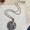 Vintage Christian Silver Plated Pendant Jesus Chain Necklace Sterling Silver 925 Marked 2