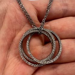 vintage sterling silver 925 womens jewelry chain necklace pendant amethyst italy