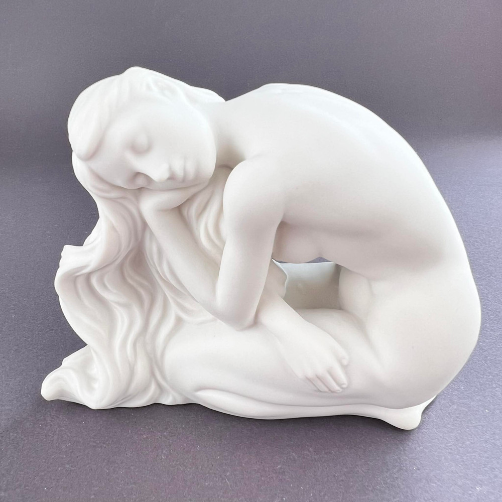 Naked Girl Lady Statue Figure Porcelain Bronze Home Decor Made In Italy 9 Cm 0