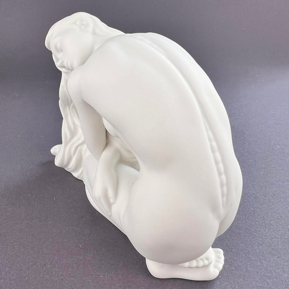Naked Girl Lady Statue Figure Porcelain Bronze Home Decor Made In Italy 9 Cm 3