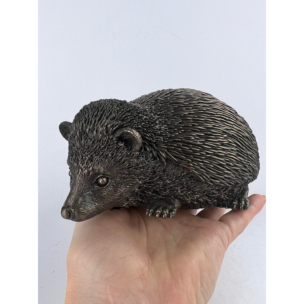 Hedgehog Statue Figure Polystone Bronze Home Decor Made In Italy 11 Kg 0