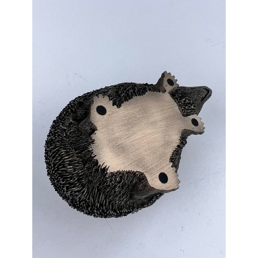 Hedgehog Statue Figure Polystone Bronze Home Decor Made In Italy 11 Kg 2