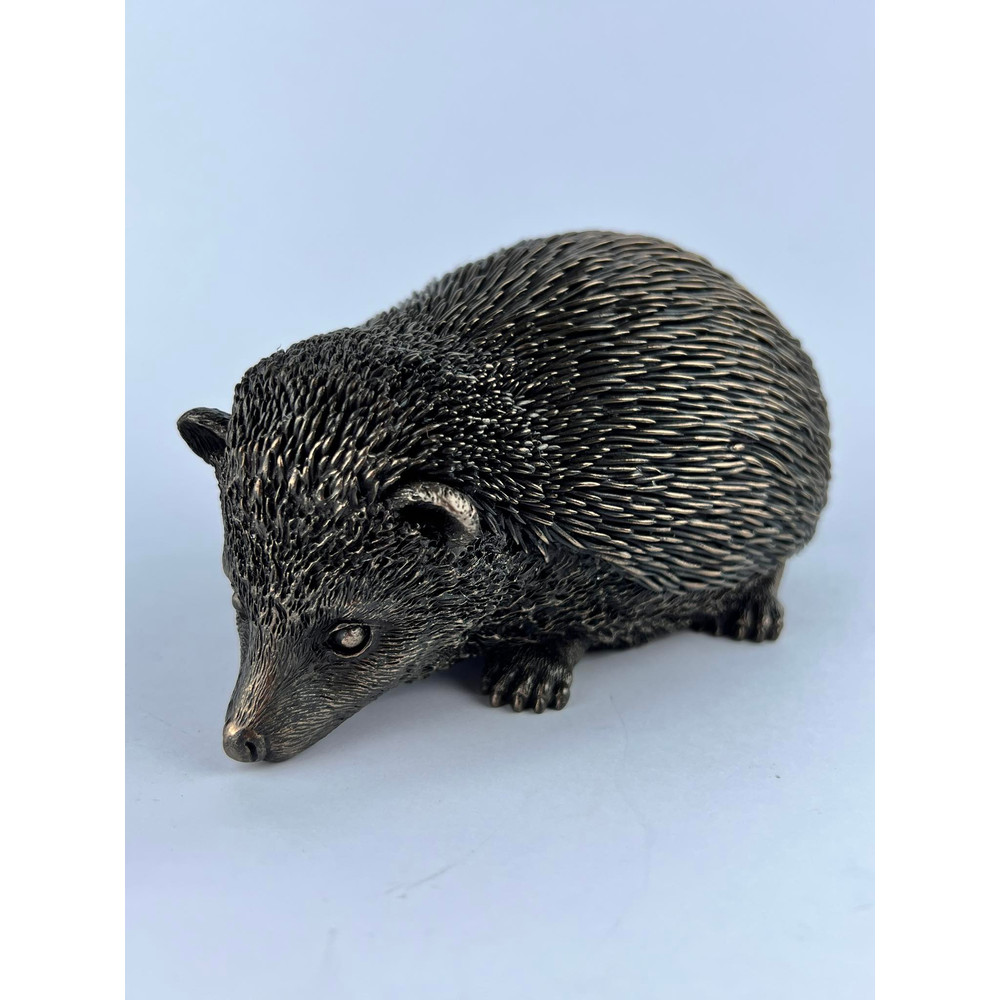 Hedgehog Statue Figure Polystone Bronze Home Decor Made In Italy 11 Kg 4