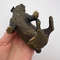 Antique Collectible Bronze Brass Figure Statue Dog Bulldog Home Decor 3