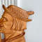 1970 Vintage Wall Hanging Plaque Hutsul Hand Carved Wooden Wood Ukraine Marked 5