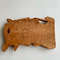 1970 Vintage Wall Hanging Plaque Hutsul Hand Carved Wooden Wood Ukraine Marked 6