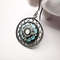 Vintage Womens EarringsOrnament Protection916 Sterling SilverJewelryEnamel 2