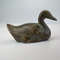 Heavy Antique Bronze Mini Figure Statue Bird Duck Collectible Home Decor 4