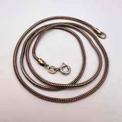 vintage used gilt sterling silver 925 women's men's jewelry chain necklace 10.8 gr