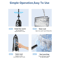 Oral Irrigator USB Rechargeable Water Flosser Portable Dental Water Jet 300ML Water Tank Waterproof Teeth Cleaner For Or 5
