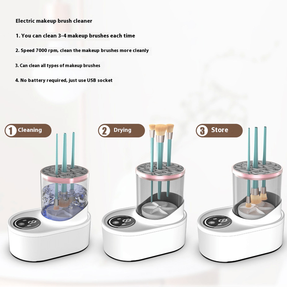 Electric Makeup Brush Cleaner Rechargeable Makeup Brushes Cleaning Tool Automatic Makeup Brush Clea 5