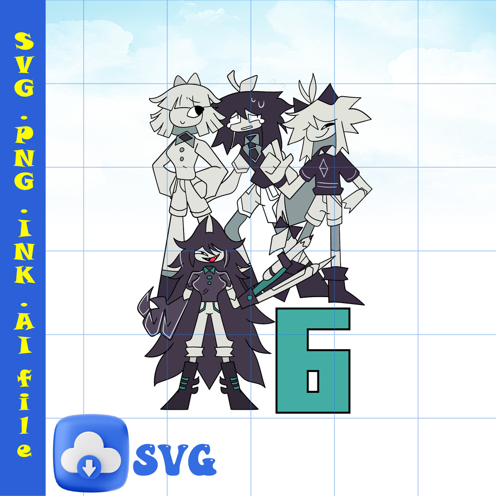 Customizable 6th Miss Circle TShirt SVGDigital File Abbie Png Claire Png Printable TShirt For 6th Birthday Gift 0