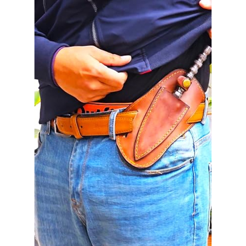 Handmade Damascus Steel Full Tang Double Edge Hunting Knife With Sheath Outdoor Survival Hunting Knife 1