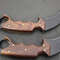 Karambit Knives Pair Full Tang With Rose Wood Handle Karambit Knife Kerambit Folding Karambit 2