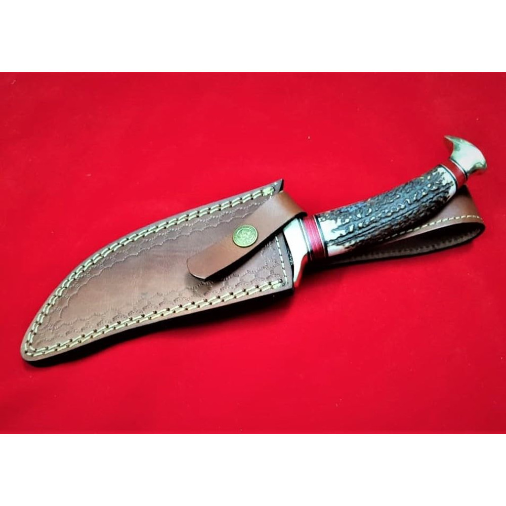 Genuine Multipurpose Knife Perfect For Hunting And Camping  11 Handmade Premium Quality Sharp Edge Fix Blade 3
