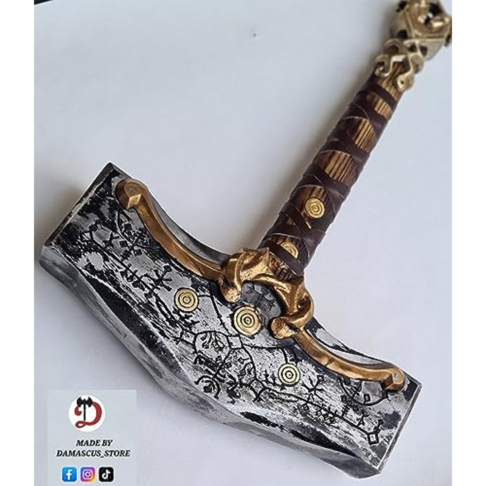 Mjolnir Hammer From God Of War Thor Norse Vikings Hammer Of Thunder God Of War Ragnarok Thor Hammer 0