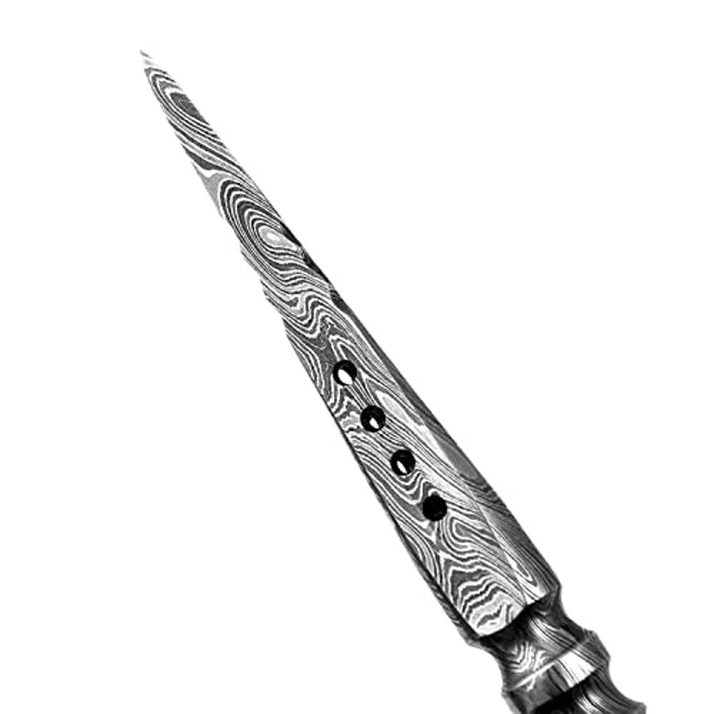 Handmade Damascus Steel Kriss Dagger Hunting Knife Outdoor Knives Collection Best Gifts Knife With A Full Tang Handle 3