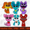 Sprunki CatNapBobby BearhugBubba BubbaphantCraftyCornPickyPiggy SVGPNGInkInstant Download Vector Pr 0